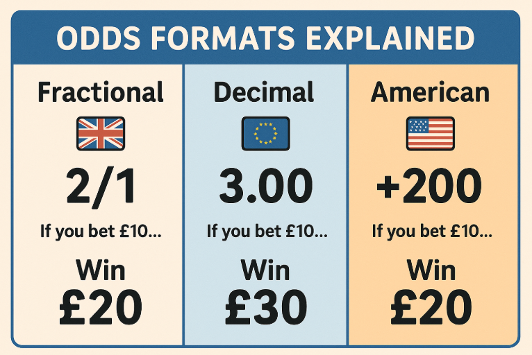 The 3 Main Ways Odds Are Expressed in Gambling The 3 Main Ways Odds Are Expressed in Gambling
