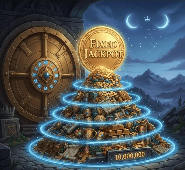 A fixed jackpot always pays the same amount A fixed jackpot always pays the same amount